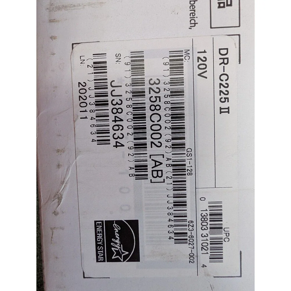 Canon DR-C225II imageFORMULA USB Pass-Through Scanner